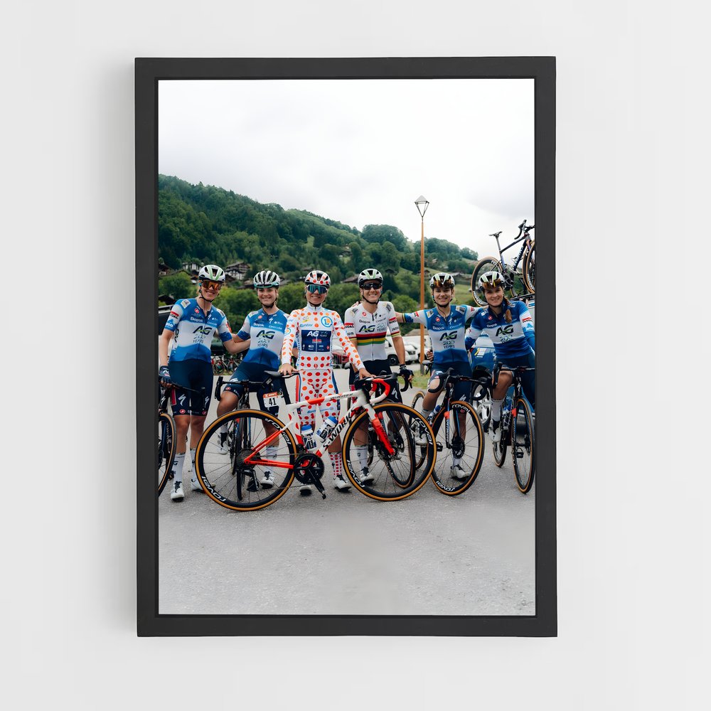 Poster La Force des Femmes – affiche Cyclisme (vue 2)
